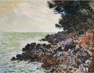 Claude Monet Le Pointe du cap Martin Norge oil painting art